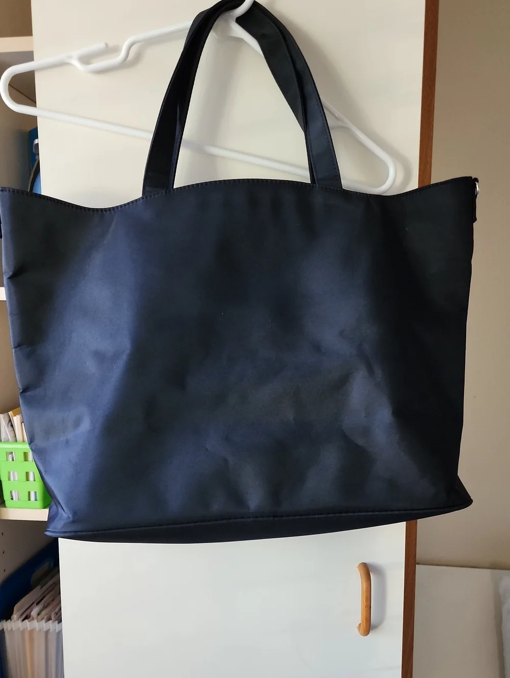Fabulous Black Nylon Travel Tote